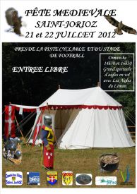 affiche Fte Mdivale de Saint jorioz