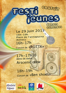  MJC Novel - 2 place de l'Annapurna, 74000 Annecy, Samedi 29 juin 2013