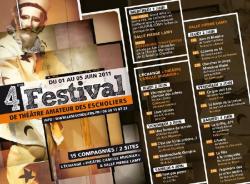 affiche 4me festival de thatre amateur 