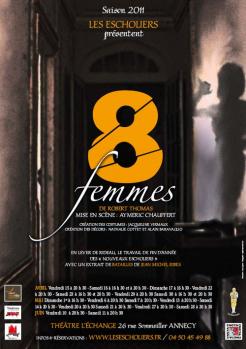affiche Huit Femmes