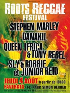 affiche Roots Reggae Festival