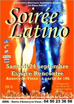 affiche Soire Latino