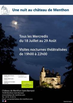 affiche Une nuit au Chteau de Menthon