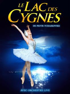 affiche Le Lac des Cygnes (St Petersbourg Ballets Russes)