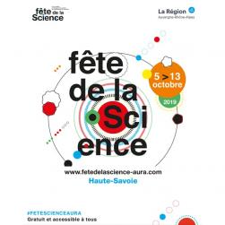 affiche Fte de la Science 'Raconter la science, imaginer l'avenir'