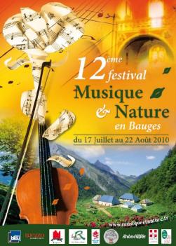 affiche Festival musique et nature en Bauges