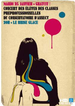 affiche Concert des lves des Classes pr-professionnelles du CCR d'Annecy
