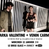 affiche Parka Valentine + Venin Carmin