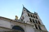 Clocher (XVIme sicle) et statue de la Vierge