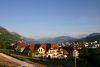 Vue sur Annecy, depuis la place