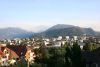 Vue sur Annecy, depuis la place