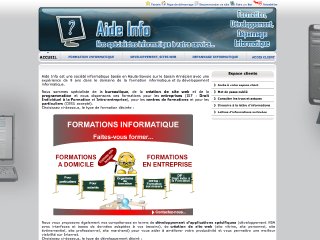 thumb Aide Info - Formation, dpannage, developpement